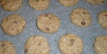 овсяно-яблочное печенье