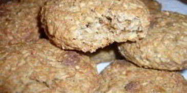 овсяно-яблочное печенье