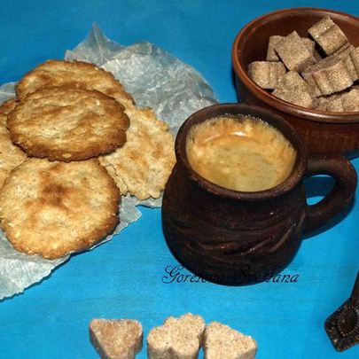 Овсяное печенье с жареными каштанами