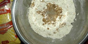 овсяное печенье с жареными каштанами