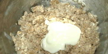 овсяное печенье с жареными каштанами