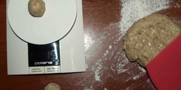 овсяное печенье с жареными каштанами