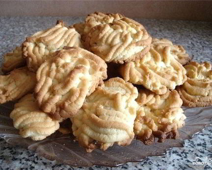 Печенье через мясорубку с маргарином