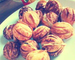 Печенье Орешки со сгущенкой