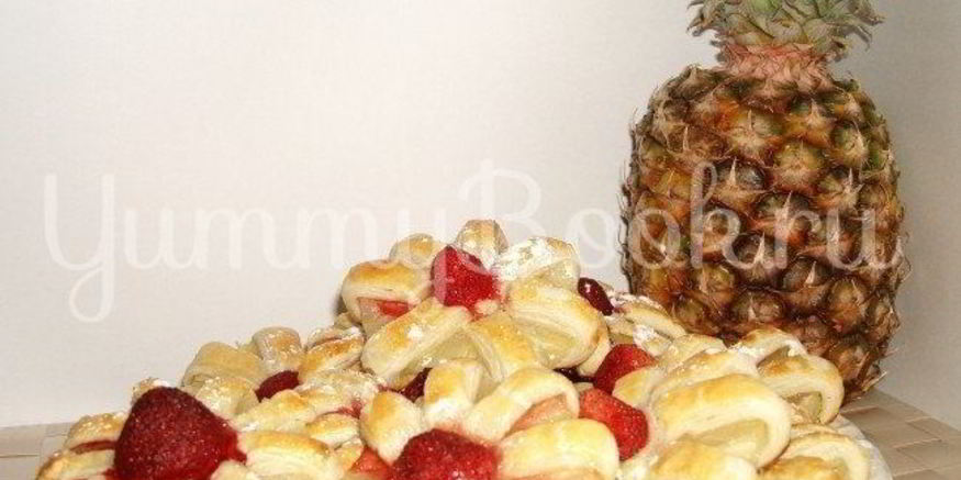 Рецепт печенья с ананасом