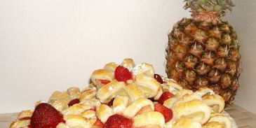 печенье с ананасом