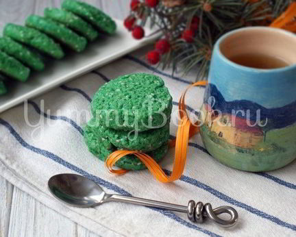 Печенье с чаем Матча