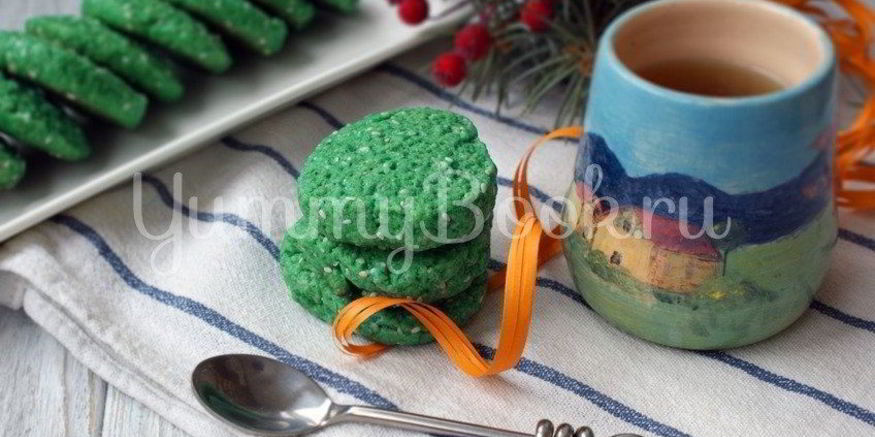 Рецепт печенья с чаем матча