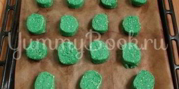 печенье с чаем матча