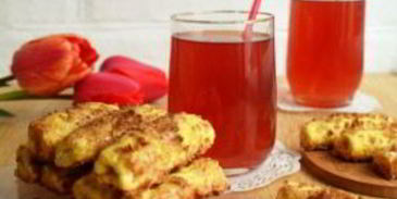 печенье с ревенем