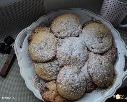 Печенье с шоколадом