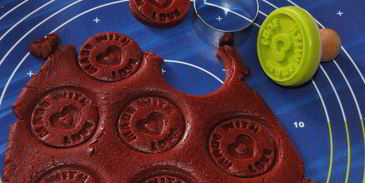 печенье-сэндвич красный бархат