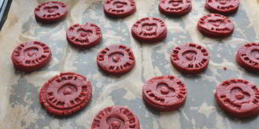 печенье-сэндвич красный бархат