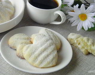 Печенье в форме сердечек