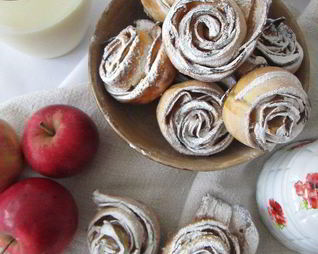 Печенье Яблочные розочки