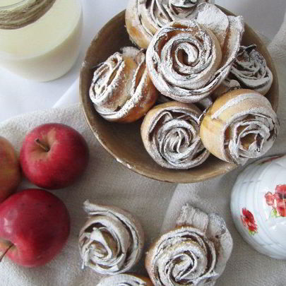 Печенье Яблочные розочки