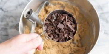 песочное печенье с шоколадом и маршмеллоу