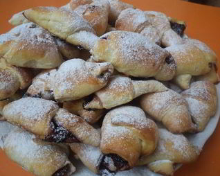 Рогалики со смородиновым джемом