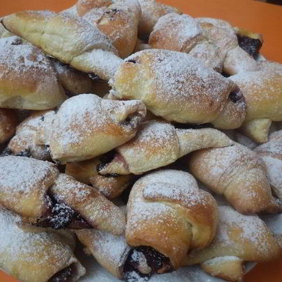 Рогалики со смородиновым джемом