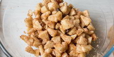 сдобные рогалики с яблоками