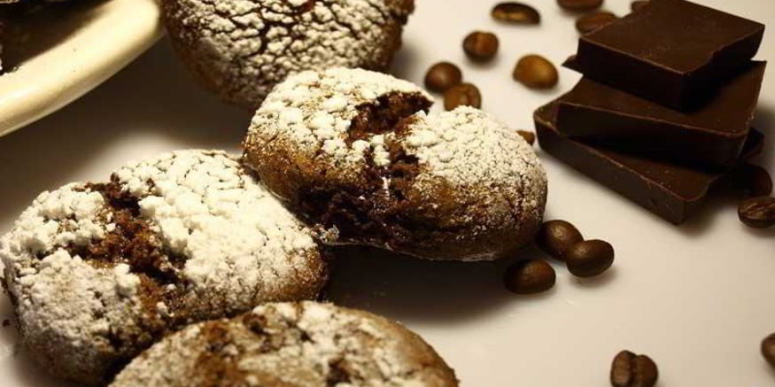 Рецепт шоколадного печенья с корицей и кофе