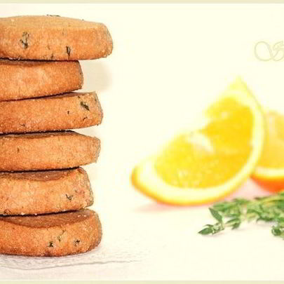 Шоколадное печенье с тимьяном