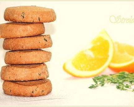 Шоколадное печенье с тимьяном