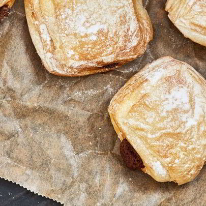 Слоеное печенье с шоколадом