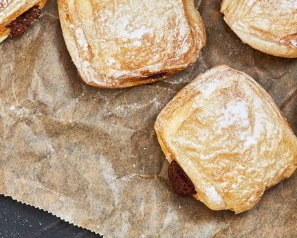 Слоеное печенье с шоколадом