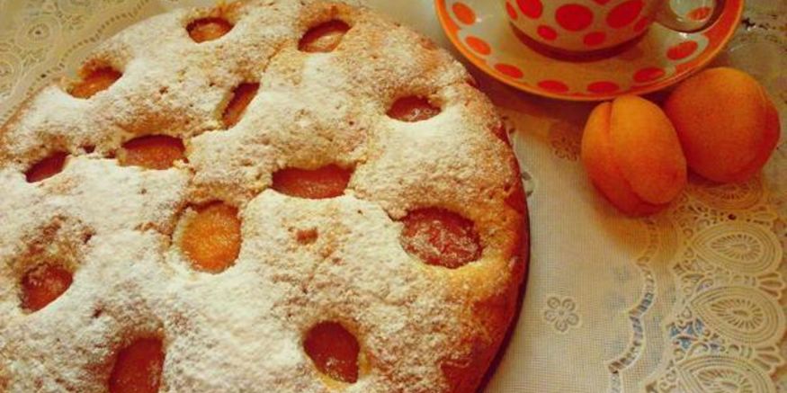 Рецепт абрикосового пирога нежность