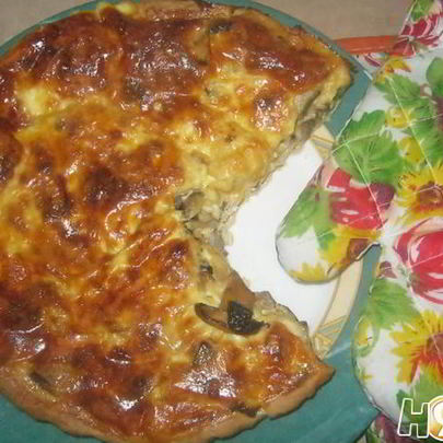 Грибной пирог