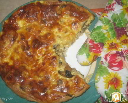 Грибной пирог