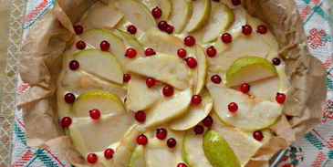 грушевый пирог к вечернему чаю