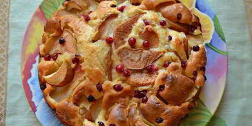 грушевый пирог к вечернему чаю