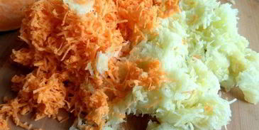 киш на овощном корже с крабовыми палочками