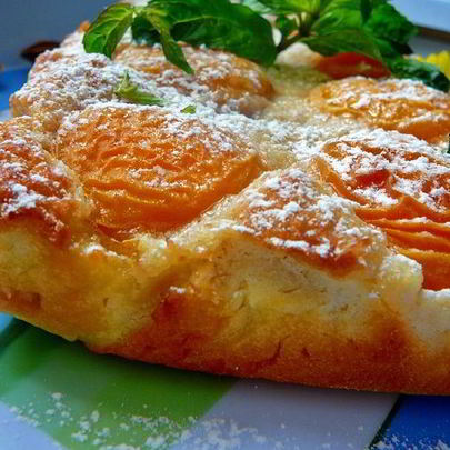 Пирог Абрикос с миндалем