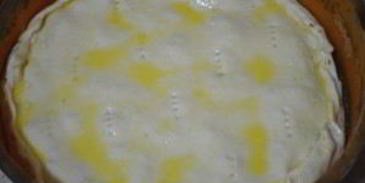 пирог мясной из слоеного теста