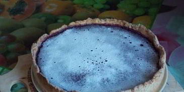 пирог с черной смородиной