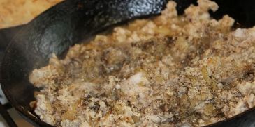 пирог с капустой и мясным фаршем дрожжевой