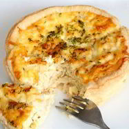 Рецепт Пирога с копченой курицей и сладким перцем в микроволновой печи