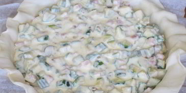 пирог с рикоттой и цукини