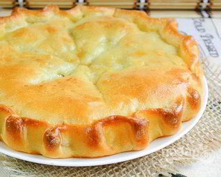 Пирог со скумбрией из обалденного теста