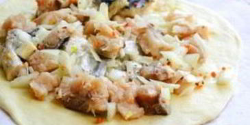 пирог со скумбрией из обалденного теста