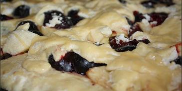 пирог со сливами