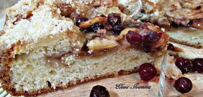 Рецепты пирогов с клюквой