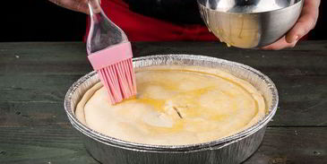 постный пирог с рыбой