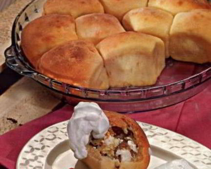 Разборный пирог с творогом