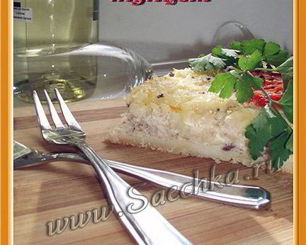 Рыбный пирог с тунцом