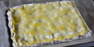 слоеный пирог с рыбой