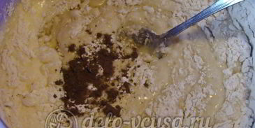 сметанный пирог с персиками